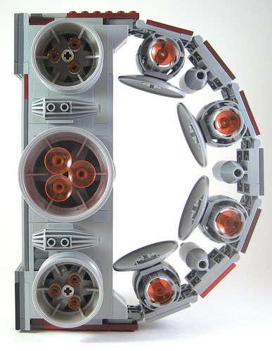 Illustration for article titled Lego Spaceships Spell Out the Alphabet